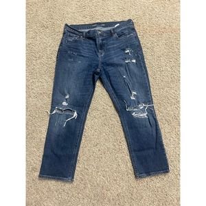 OLD NAVY Mid-Rise Boyfriend Cropped Jeans